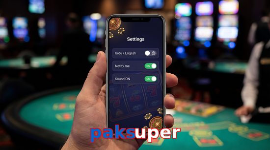 Game list for Paksuper app section